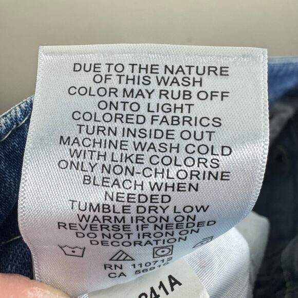 VIGOSS Slim Boot Cotton Medium Wash Low Rise Jeans Size 0 - Picture 7 of 7